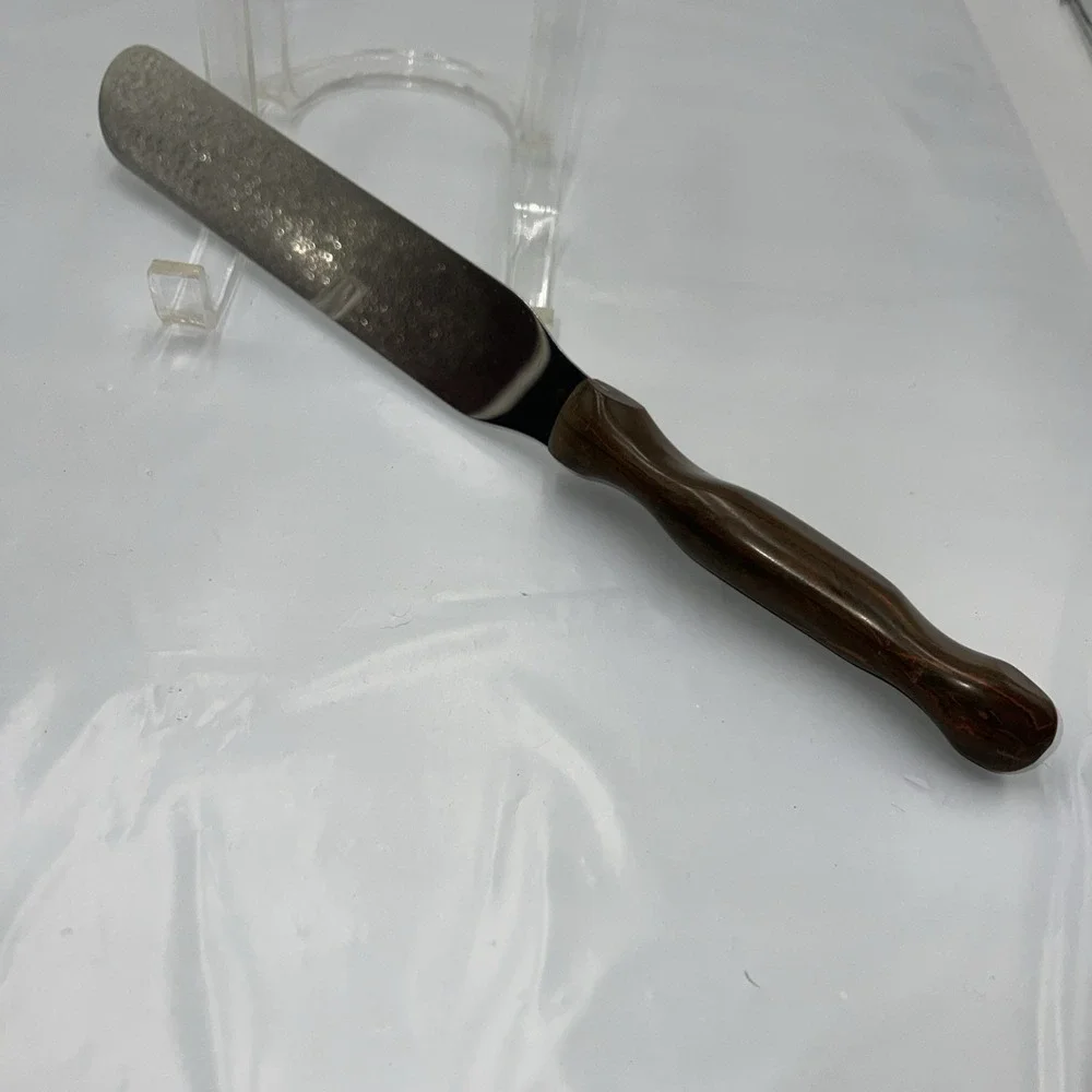 Cutco‎ Vintage No. 1028 Cake Icing Spatula Spreader Knife Classic Brown Handle